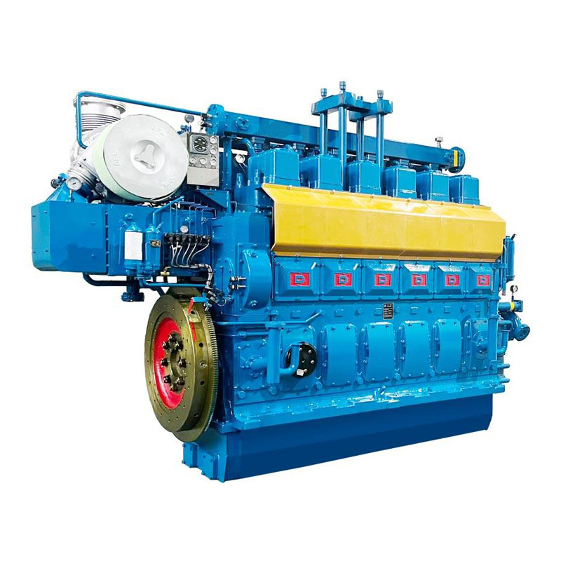 Motor marítimo duplo combustível de 396 a 1200 kW